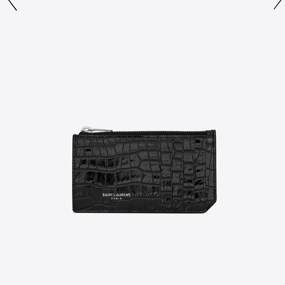 Saint Laurent Card Wallet Black - Picture 1 of 5